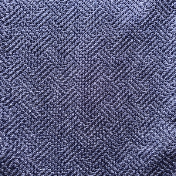 Charlotte Russe Navy blue basket weave print dress - Picture 6 of 8